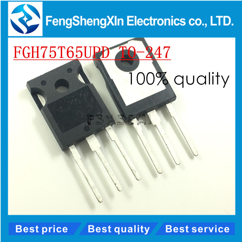 10 Cái / Lô Phong Cách Mới FGH75T65UPD IGBT 650V 150A 375W TO-247AB