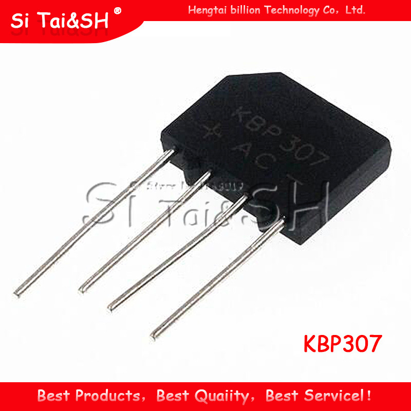 20 CHIẾC KBP307 KBP 307 3A 700 V Bộ chỉnh lưu cầu phẳng IC mới và nguyên bản