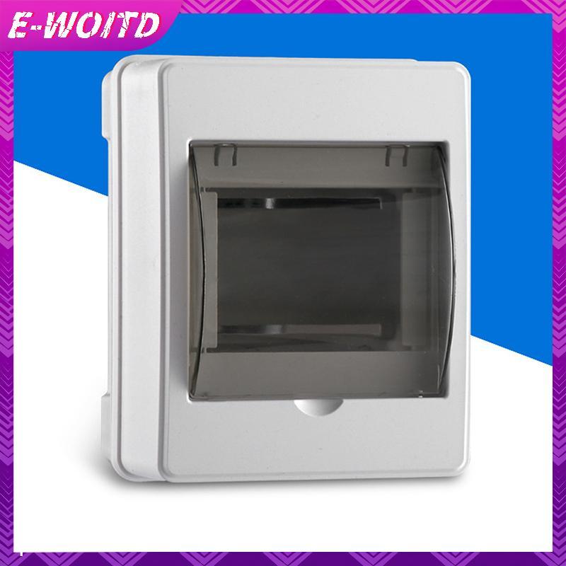 E-WOITD 2-4Ways Hộp Nối Ngoài Trời Trong Suốt Nhựa Chống Thấm Nước Hộp Phân Phối Điện Ngắt Mạch ABS 