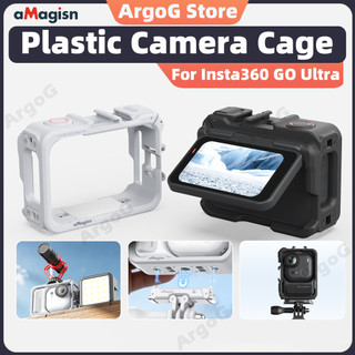aMagisn Khung Nhựa Mở Rộng Đa Năng Cho Insta360 GO Ultra Vỏ Bảo Vệ Tháo Lắp Nhanh Phụ Kiện