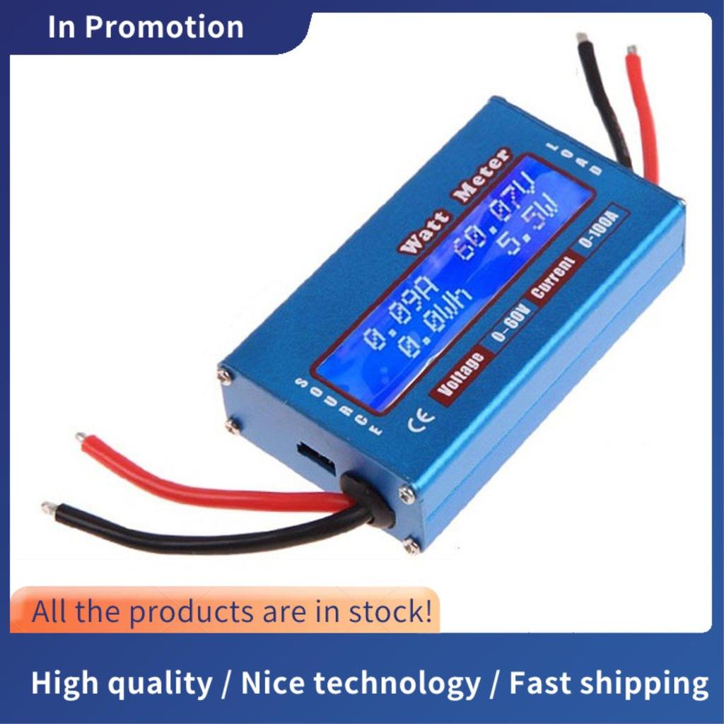DC 60V 100A WATT Meter Bộ phân tích công suất Máy phân tích gió năng lượng mặt trời LCD Máy đo dòng 