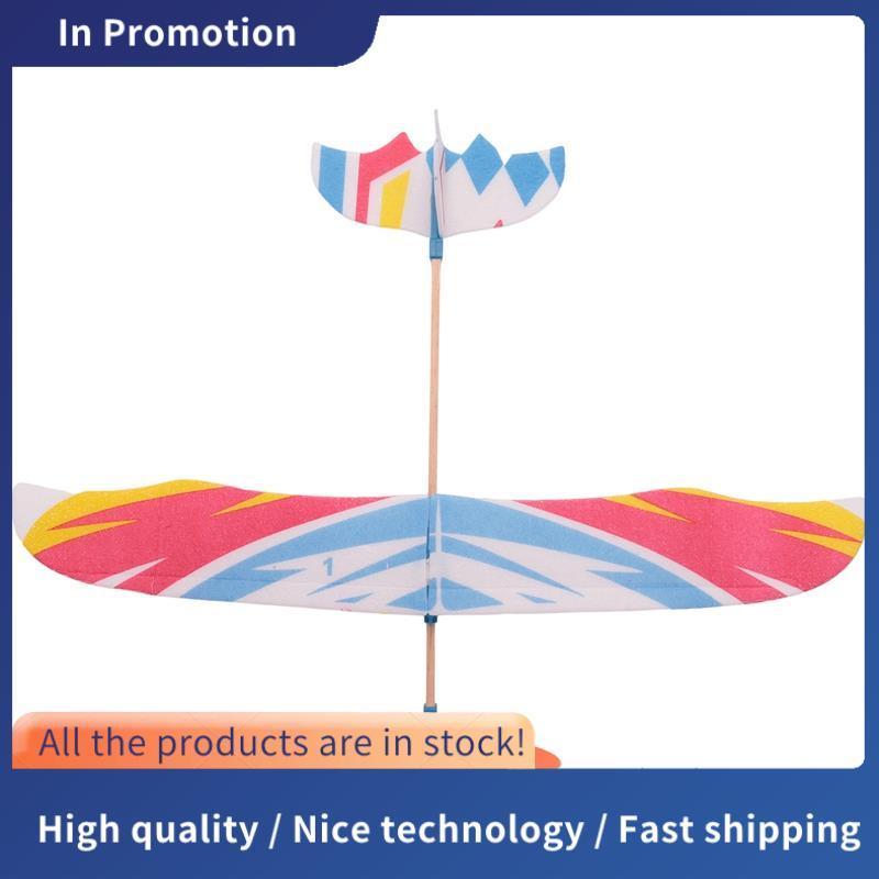 Dây cao su đàn hồi Powered DIY Foam Plane Model Kit Máy bay Đồ chơi giáo dục Máy bay chuyên nghiệp