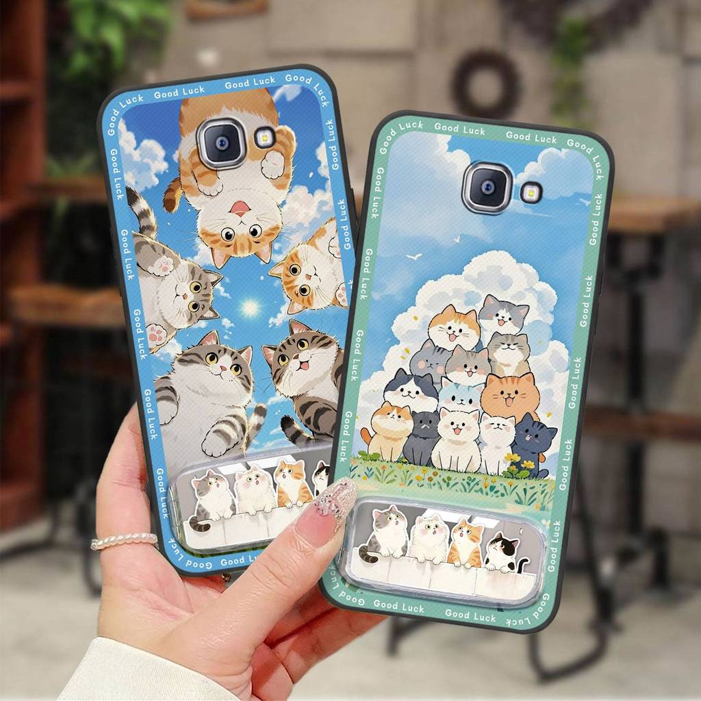 Ốp Lưng Chân Đế Ốp lưng Samsung Galaxy A9 / A9000 / A9100 / A9 Pro Miếng Dán Vải Ba Chiều Chống Bụi 
