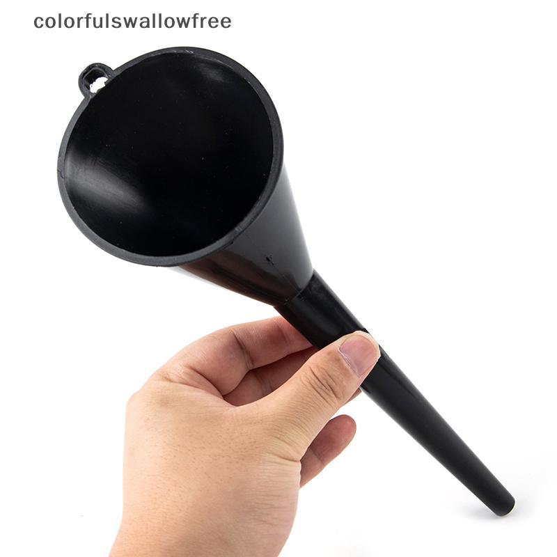 Colorfulswallowfree Car Refueling Phễu dầu dài Ne bằng nhựa đa chức năng cho tất cả các loại dầu ô t