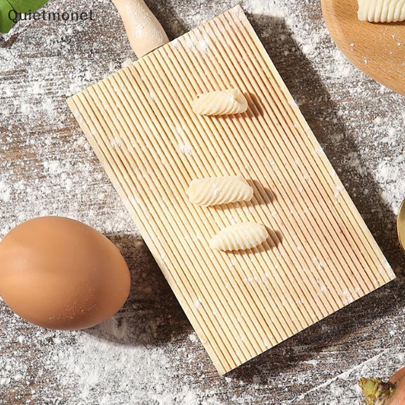 Null Ý Fantes Gnocchi Board Gỗ Nhà Bếp Dụng Cụ Nướng Bánh Pasta Maker Professional null