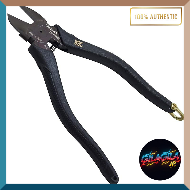 Fujiya Electrician Meister Heavy-Duty Diagonal Cutting Pliers, Black & Gold, Micro-Mirror Blade (150