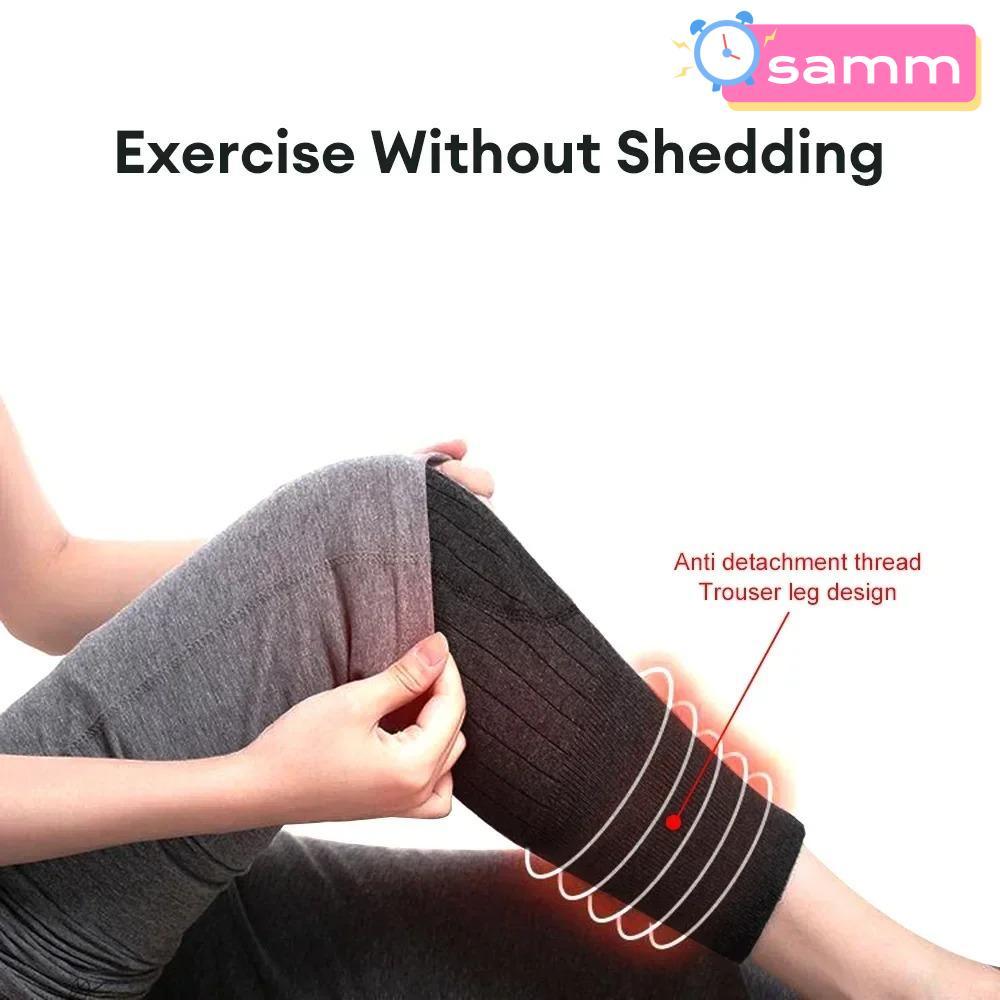 Miếng đệm đầu gối SAMM KneeCap - Len Cashmere Màu Đen/Xám