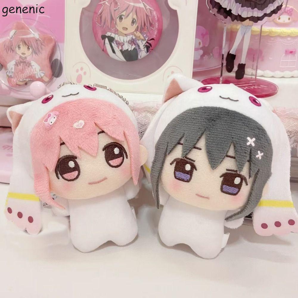 GENENIC Magica Kaname Madoka Doll, Anime Ngoại Vi Cotton Búp Bê Puella Magi Madoka Sang Trọng, Kawai