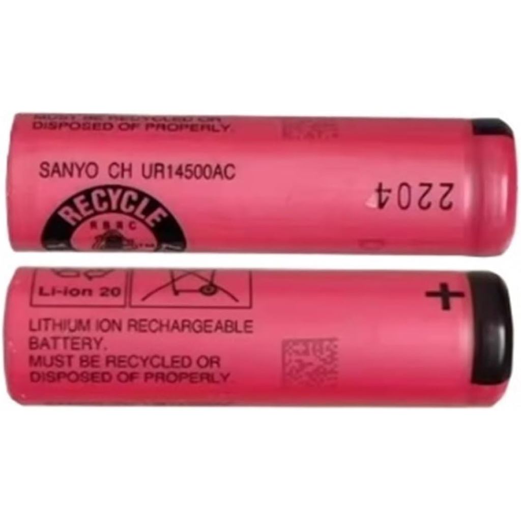 2 Chiếc UR14500AC 3.7V 740mAh Pin Tương Thích Cho Braun Oral B Pro 2 Loại 3766 IO4 IO5 IO6 IO7 IO9 I