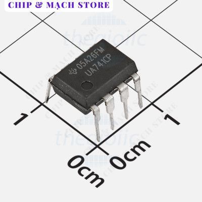 [3 Cái]- UA741CP IC OPAMP General Purpose Amplifier 1 Circuit 1MHz, 8-DIP Chip & Mạch Store