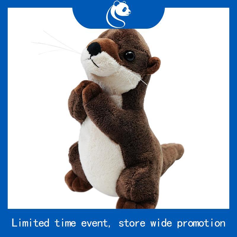 Gấu Bông Capybara Nhắm Mắt Biển Otter Búp Bê Dễ Thương Nhật Bản Phước Lành Otter Búp Bê Sang Trọng