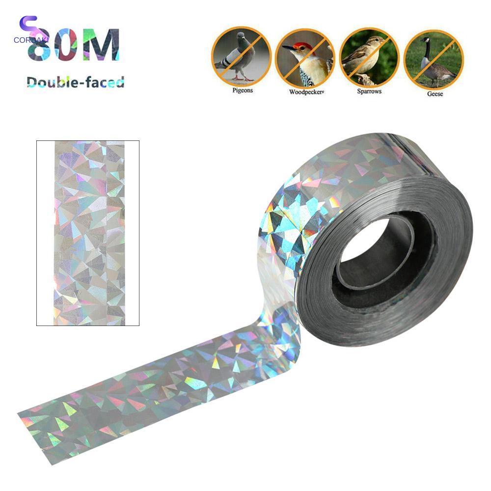 CORSAKI Băng đuổi chim Thiết thực Vườn Orchard Ngoài trời Bãi cỏ Repeller Scare Ribbon