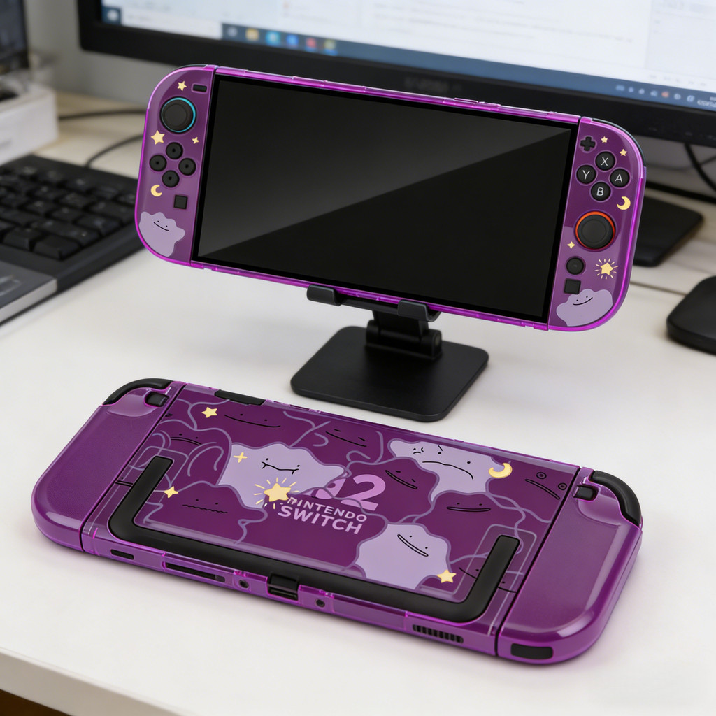 Ốp Bảo Vệ Có Thể Gắn Tương Thích Với Nintendo Switch 2 2025 Vỏ Mềm Ditto Cho NS2 Joycon Bộ Điều Khiể