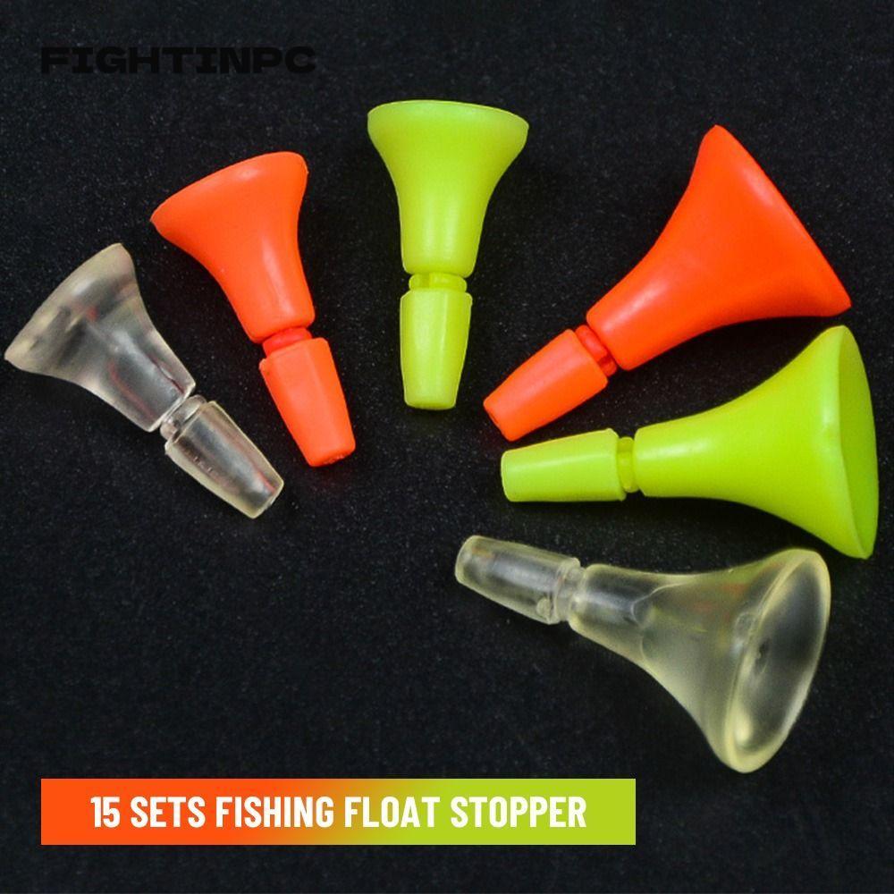 FIGHTINPC Phao câu cá nổi bobber đuôi cứng, chống gió - Bộ đầy đủ gồm bobber chìm và nổi