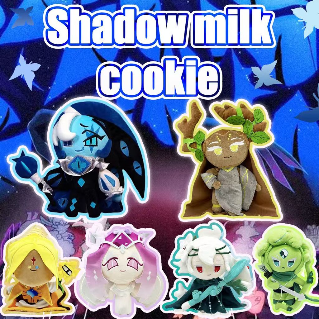 BCT✨Mới Bóng Sữa Cookie Sang Trọng Đồ Chơi Cookie Run Kingdom Plushie Búp Bê Dễ Thương Nguyên Chất V