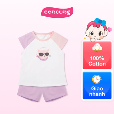 Bộ bé gái ngắn Animo Easy LU0825065 (2Y,Đỏ,TT01)