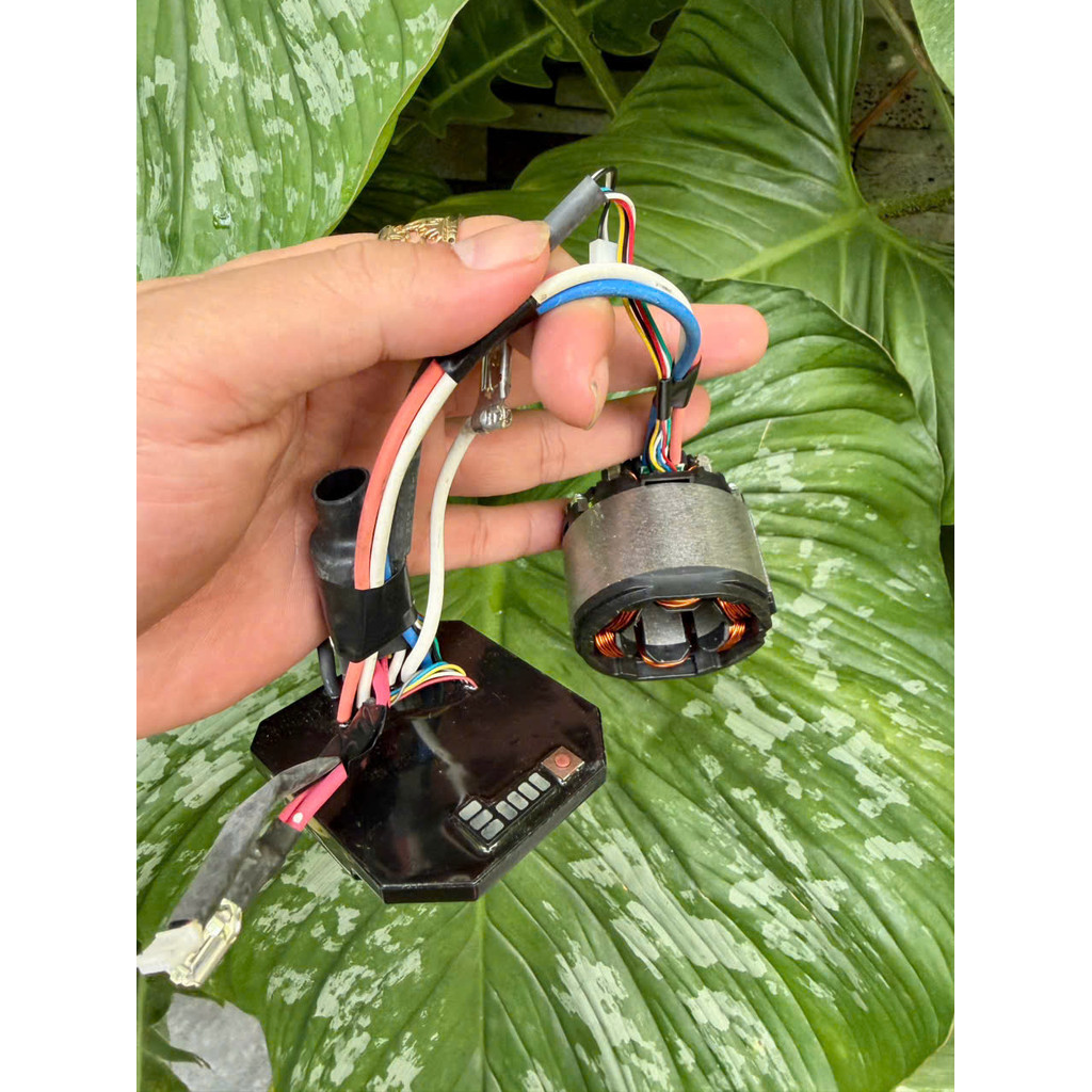Cụm bo mạch + Stator bulong Makita DTW1001/ DTW1002. LK