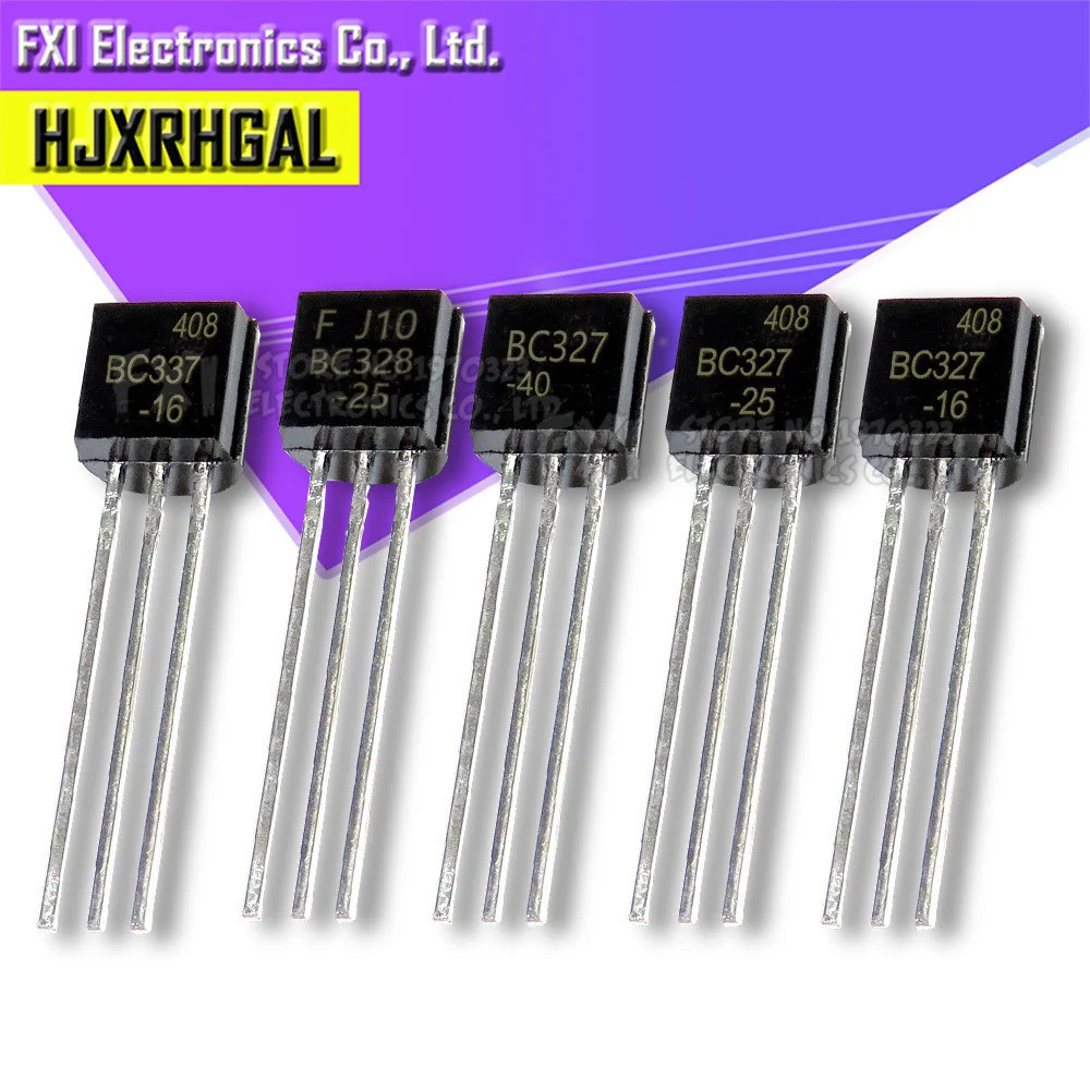 100 chiếc BC338-40 BC327-16 BC327-25 BC327-40 BC328-25 BC337-16 BC337-25 BC337-40 BC338-25 TO-92 IC 