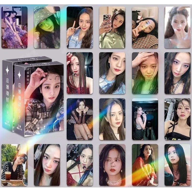 Hộp 55 Ảnh Lomo Card JENNIE JISOO LISA Nhóm Blackpink