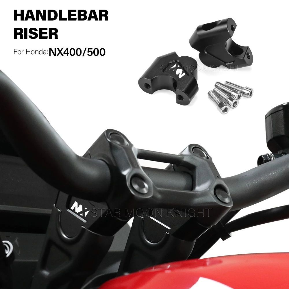 Riser Kẹp Dành Cho Xe Honda NX 500 NX400 NX 400 500 Tay Lái Xe Máy Risers Nối Dài Tay Cầm Nâng Adapt