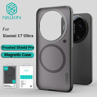 Ốp Điện Thoại Từ Tính Nillkin Cho Xiaomi 17 Ultra Case Siêu Mỏng Frosted TPU + PC Chống Vân Tay Và Thả Bảo Vệ