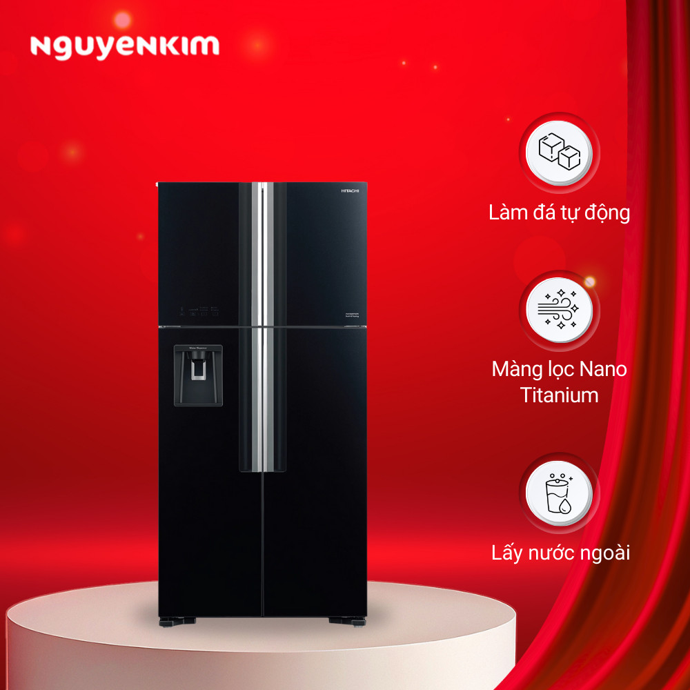 Tủ lạnh Hitachi Inverter 540 lít R-FW690PGV7X (GBK)