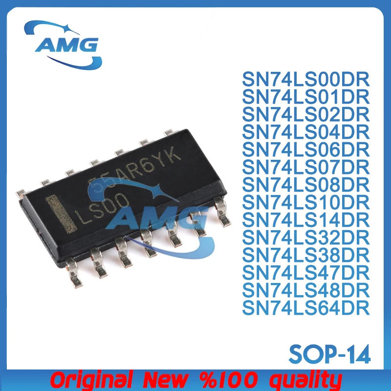 5 CHIẾC SN74LS00, 74LS01, 74LS02, 74LS04, 74LS06, 74LS07, 74LS08, 74LS10, 74LS14, 74LS32, 74LS47, 74