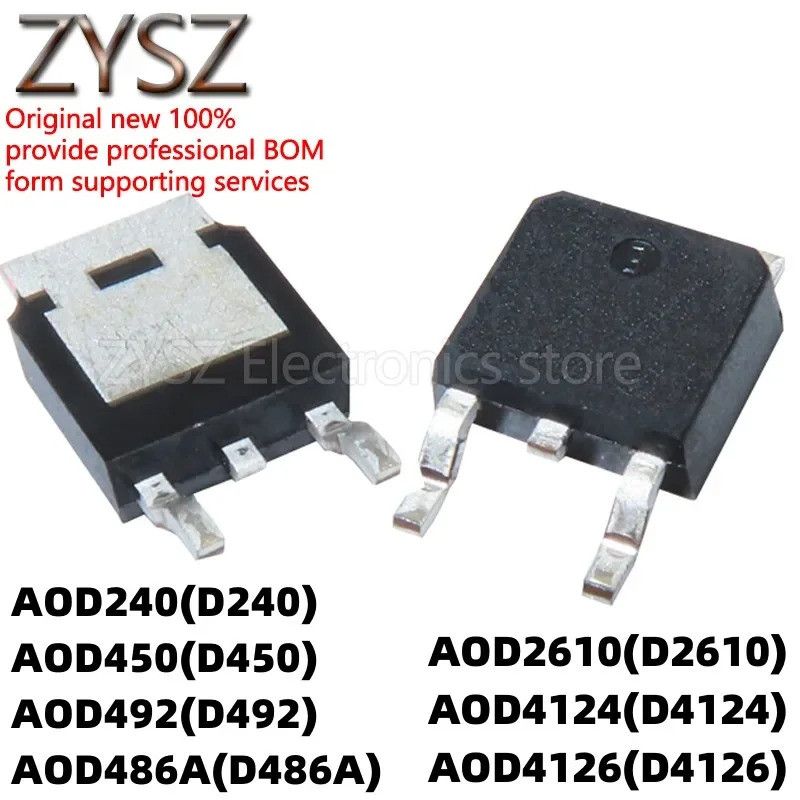 5 CHIẾC AOD486A D486A D492 D450 D2610 D240 D4124 D4126 TO252 chip ic