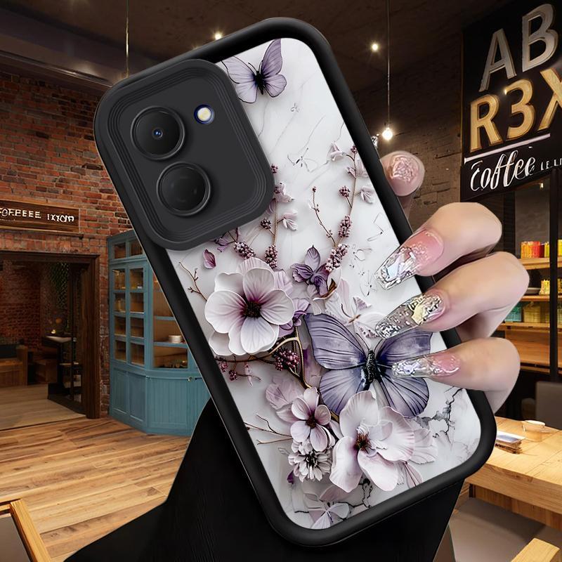 Ốp Cho Tecno Spark GO 3 Spark GO 2 Spark Go 1Butterfly Ốp Điện Thoại Techno Spark GO3 GO2 Go1 KN3 KM