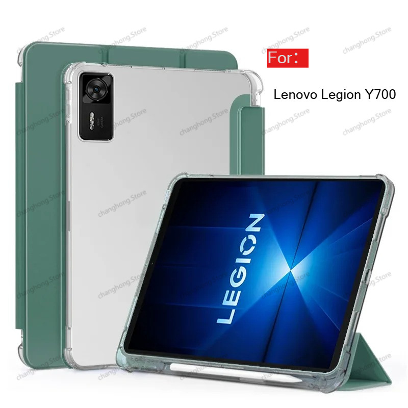 Dành Cho Lenovo Legion Y700 Gen4 Gen 4 3 2 Ốp điện thoại Có Bút Da Mềm Lưng Đứng Dành Cho 2nd 3rd 4t