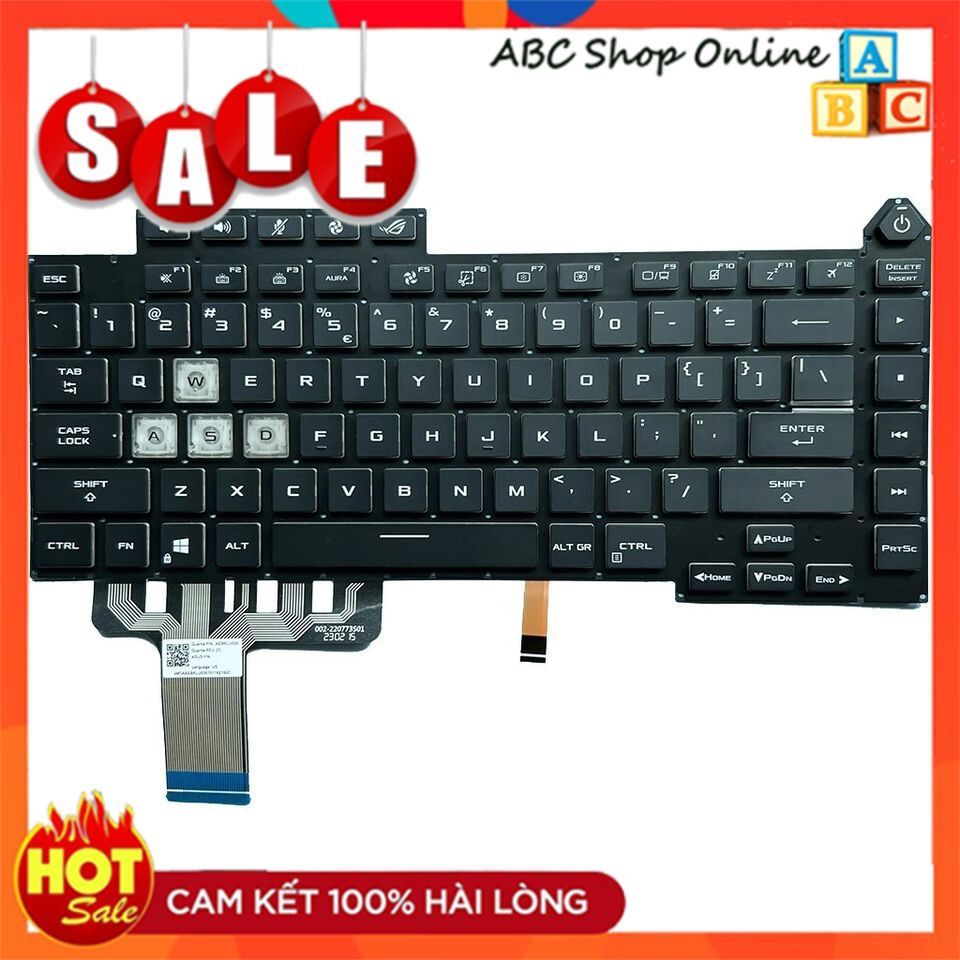 Bàn Phím Laptop ASUS ROG 5R G513 G513Q G513QY G513QM G533 Strix G15 G513QR G513IE G513 G513IH G513RM
