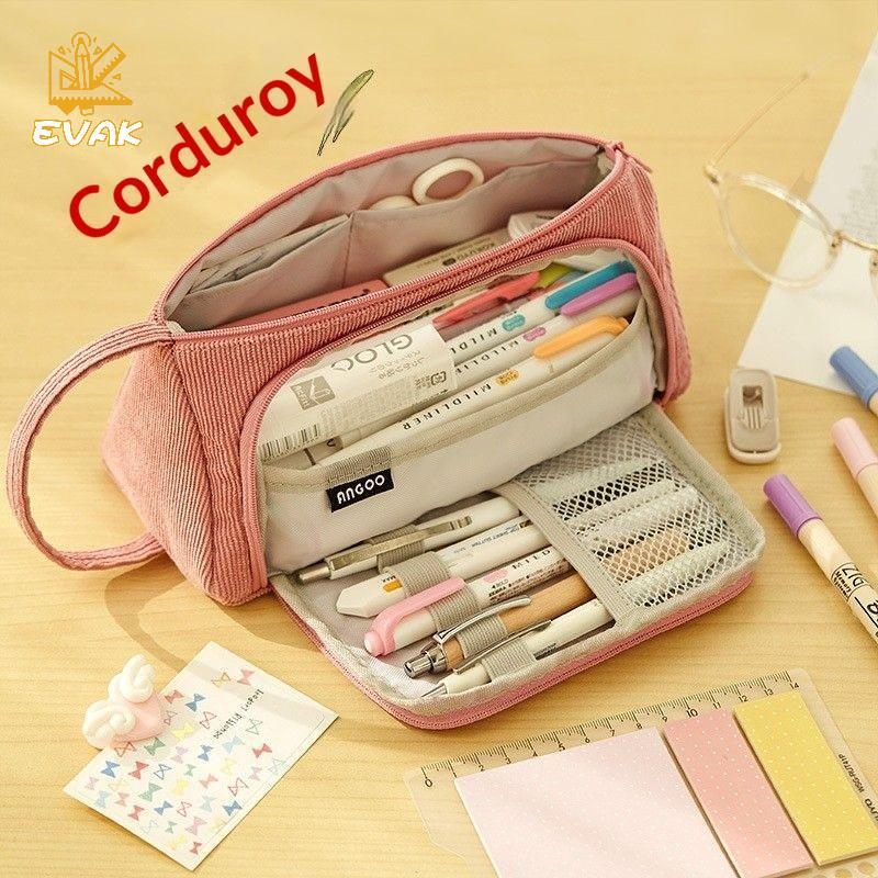 Hộp đựng bút chì Kawaii dung tích lớn Alittlesetrtu - Hộp đựng bút nhiều lớp cho trường học VN