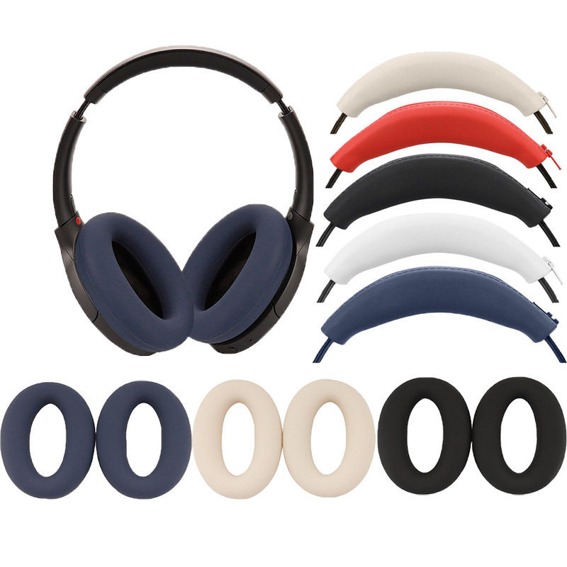 Thích hợp cho Sony Sony Sony WH-H910N Vỏ silicon h910n Vỏ bảo vệ Đầu chùm tia silicon Vỏ nút tai