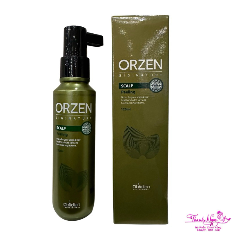 Tẩy tế bào da đầu chết scalp peeling ORZEN Obsidian Professional 120ml .TN