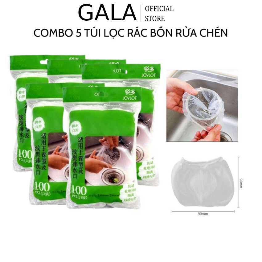 Combo 500 túi lọc rác bồn rửa chén Lưới Lọc Rác Bồn Rửa Chén GALA