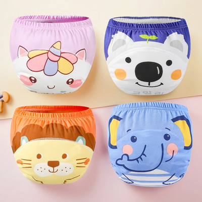 Quần tập cho bé dành cho trẻ sơ sinh và trẻ nhỏ có thể giặt được sinh thái tã cotton cách ly quần học tập tã vải thoáng khí mới túi tã cho trẻ em