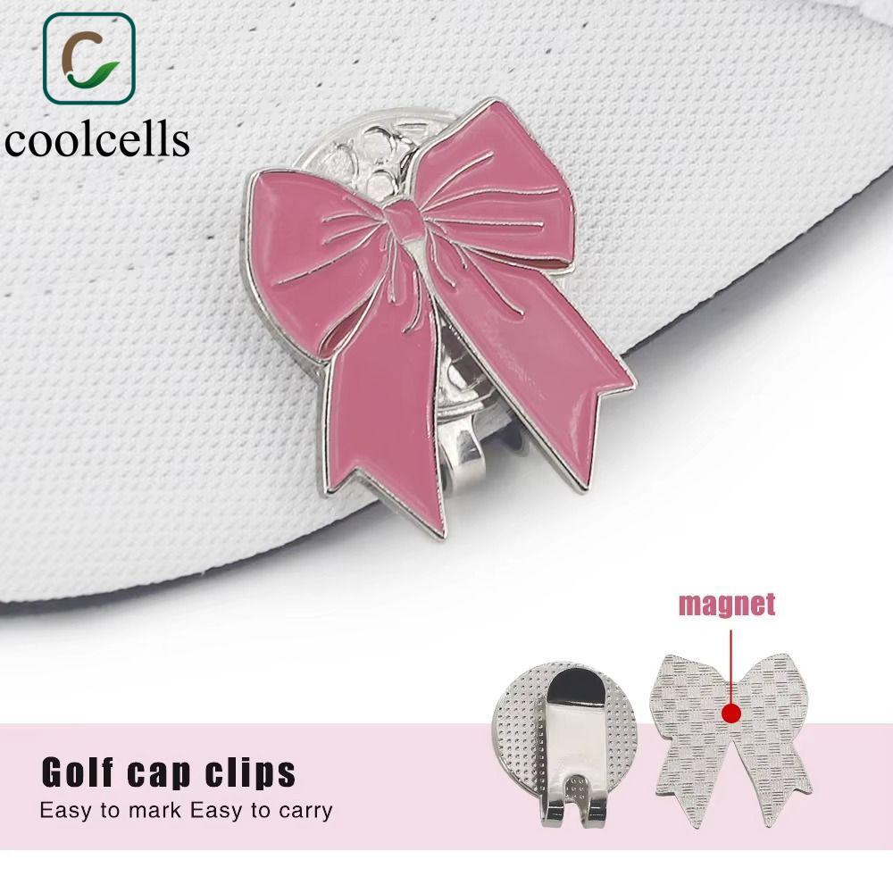CoolCells Golf Cap Clip - Nơ Bóng Golf Dễ Thương, Phù Hợp Cho Người Yêu Golf