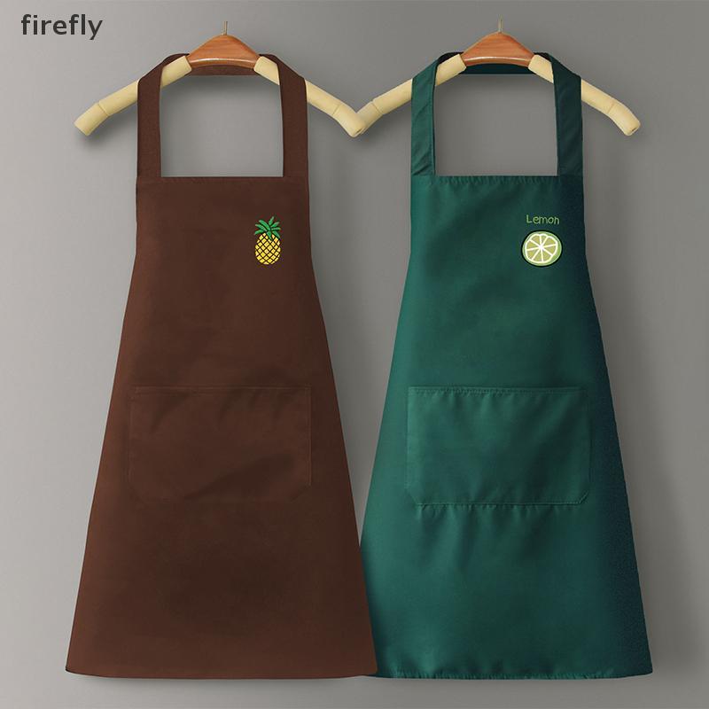 [Firefly] Tạp dề chống thấm nước nhà bếp Tạp dề làm việc đầu bếp BBQ Nhà hàng quán Bar Shop Cafe Tra