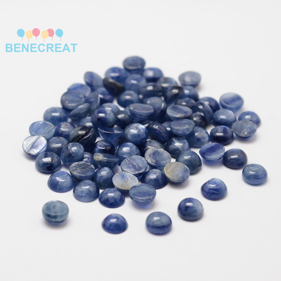 BENECREAT 1 Dome e / Cyanite / Disthene Cabochons 6x3mm