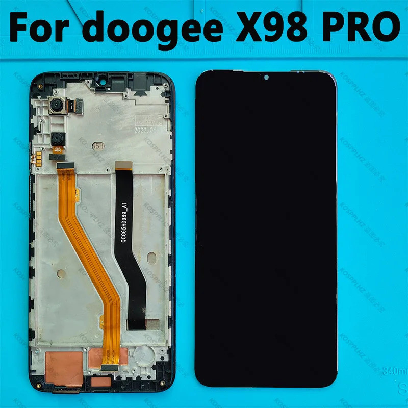 Mới 6.58 Inch Cho DOOGEE X98 X98 Pro Màn Hình Cảm Ứng + Màn Hình LCD Có Khung Lắp Ráp Thay Thế