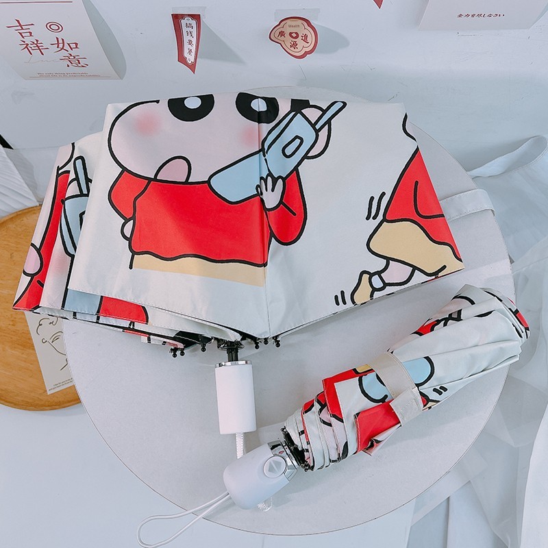 ô che mưa gấp gọn Ô dù tự động Crayon Shin-chan