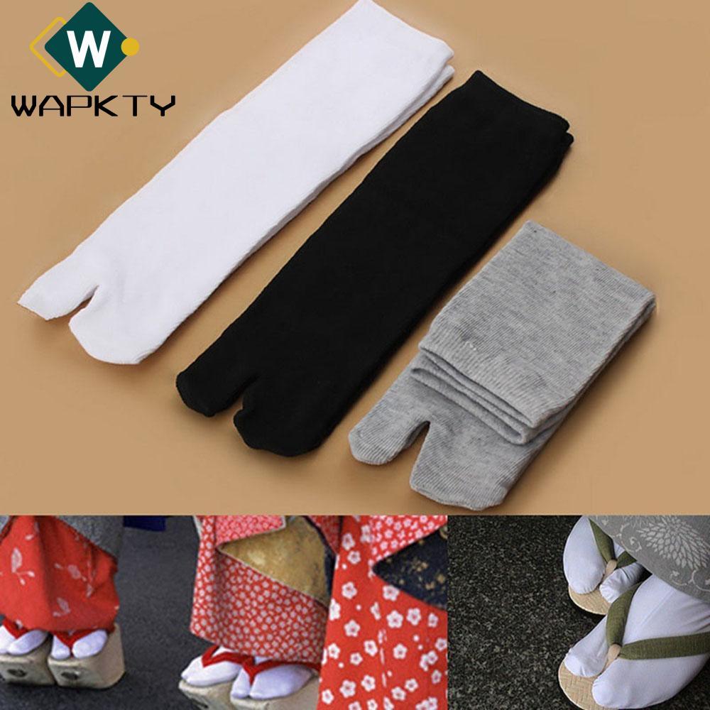 WAPKTY Tất Hai Ngón Chân Geta Sandal Chia Unisex
