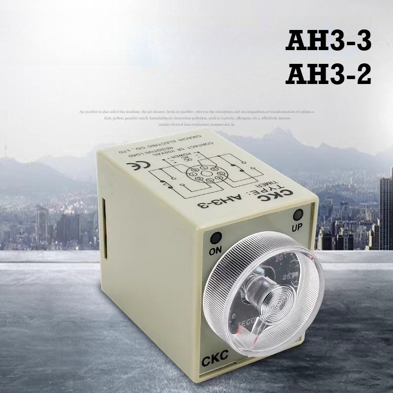 Rơle thời gian CKC AH3-3 AH3-2 Bật nguồn trễ Hẹn giờ tức thì AC220 / DC24V