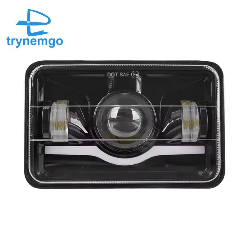 Đèn Pha Cho DRZ400S DRZ400SM DRZ250 DRZ400 DRZ400E 4 "X6" Máy Chiếu Ống Kính Hình Cầu Đèn Pha LED H4