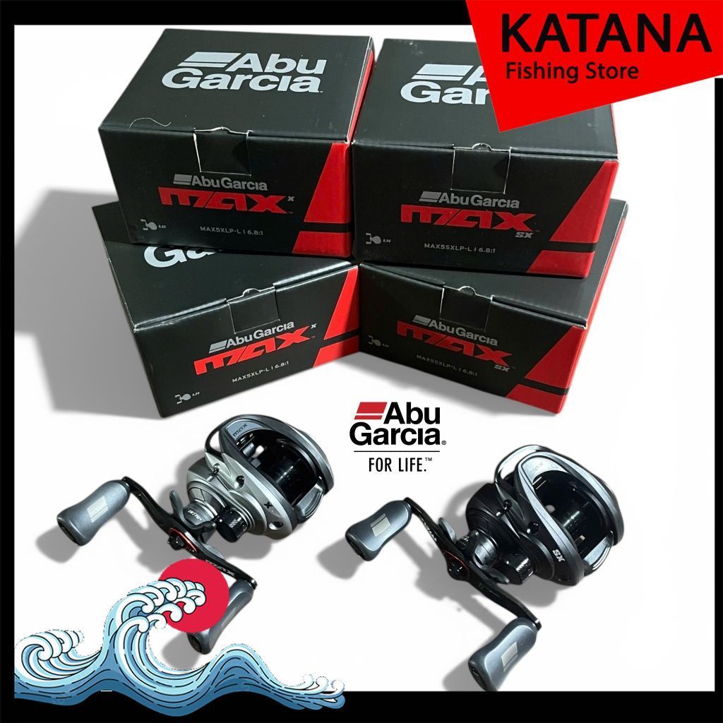 [Katana Fishing] Máy câu ngang Abu Garcia Max 5X và Max 5SX - Lựa chọn hoàn hảo cho người yêu thích 