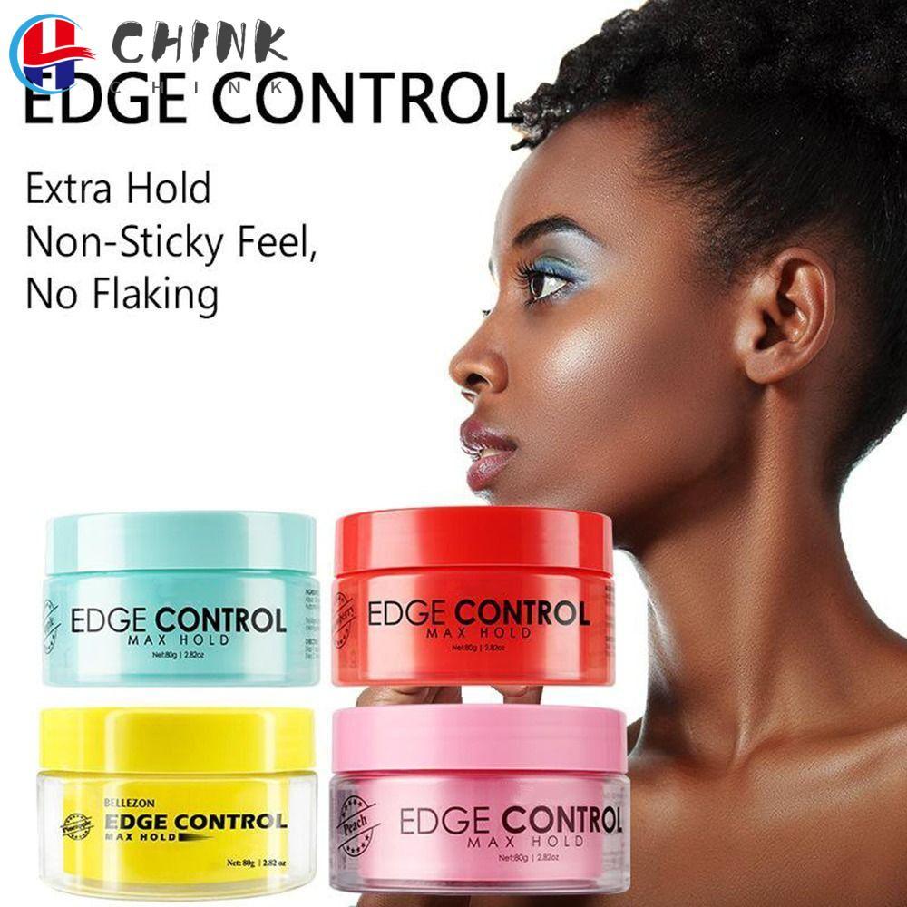 Gel Tạo Kiểu Tóc CHINK, Giữ Mạnh Với Dầu Castor Râu Edge Control Wax, Hương Trái Cây Chuyên Nghiệp L