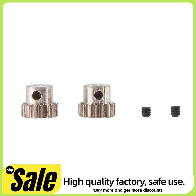 2 Chiếc 2.3 Mm Trục Kim Loại Bánh Răng Động Cơ 48DP M0.6 M0.8 Cho 1 / 12 1 / 16 RC Xe 7075 - 370 / 3
