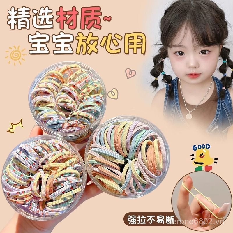 Dopamine Dây Buộc Tóc Trẻ Em Bé Gái Buộc Tóc Đầu Buộc Bé Gái Không Làm Tổn Thương Tóc Dây Cao Su Đàn