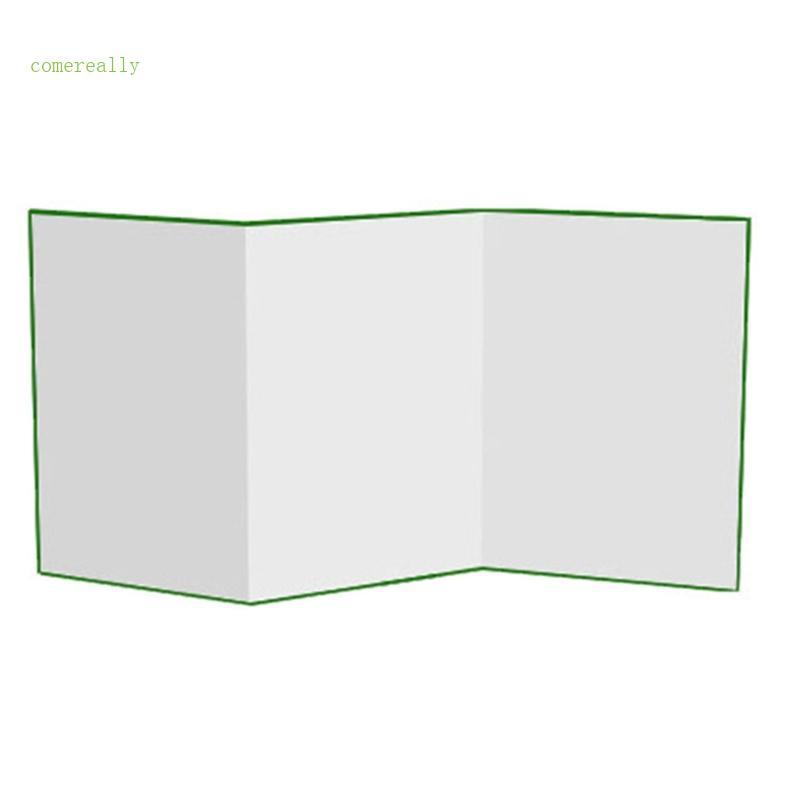 Bảng nền màu trắng xanh lá cây coreally để chụp ảnh sản phẩm A3 Bìa cứng ba lần