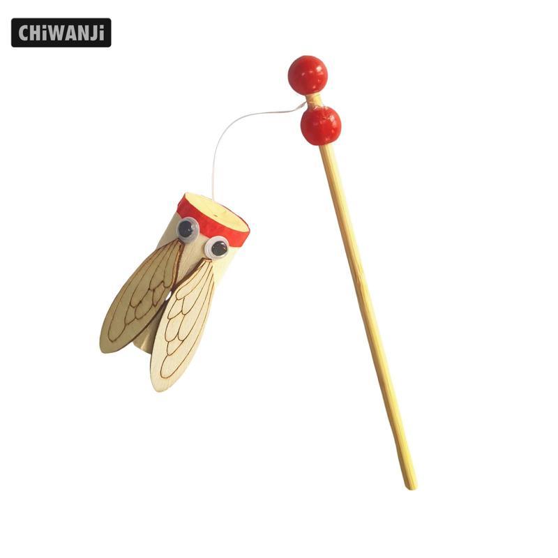 Đồ chơi Cicada gỗ truyền thống Trung Quốc Cicada Bộ tạo âm thanh Cicada Yêu cầu độc đáo